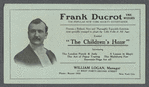 Promotional flier for magician Frank Ducrot, "the Wizard"