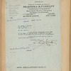 Letter from Charles Carter, successor to Martinka & Company, to Saram Ellison