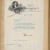 Letter from Howard Thurston to Saram Ellison