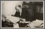Russian postcard featuring Vladimir Lenin