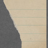 "Frances Grant" on lined paper
