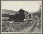 Barn and silo on farm optioned by Resettlement Administration fifty miles north of Ithaca, New York. The farm is in good condition and little money need be spent on it. Tompkins County, New York.