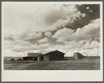 Sod and stone farmhouse south of South Heart, North Dakota.