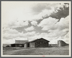 Sod and stone farmhouse south of South Heart, North Dakota.