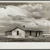 Stone farmhouse south of South Heart, North Dakota.