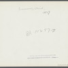 Foundation forms for homes under construction at the Resettlement Administration project, Ironwood, Michigan. Farm buildings in process of removal at left.