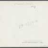 Foundation forms for homes under construction at the Resettlement Administration project, Ironwood, Michigan. Farm buildings in process of removal at left.