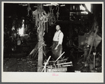 Blacksmith shop, the only one in the city in the Negro section. Newport News, Virginia.