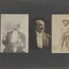 Photographs of prominent magicians, likely compiled by Joseph Dunninger