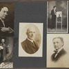 Photographs of prominent magicians, likely compiled by Joseph Dunninger
