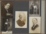 Photographs of prominent magicians, likely compiled by Joseph Dunninger