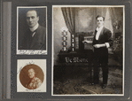 Photographs of prominent magicians, likely compiled by Joseph Dunninger