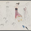 Untitled draft costume sketches