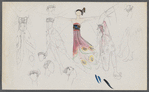 Untitled draft costume sketches
