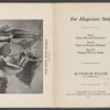 For magicians only