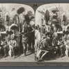 Native chiefs -- convened as a court -- in their king's village, Central Africa