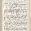 First page of transcript of letter from Cornelia Beekman to her father, Pierre Van Cortlandt