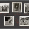 Sitting pretty ; One little guardsman ; In the yard ; [Small child sitting] ; The cemetery