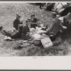Picnic lunch at the Rutland Fair, Rutland, Vermont.