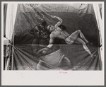 Poster advertising sideshow at the Rutland Fair, Rutland, Vermont.