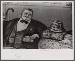 Poster advertising sideshow at the Rutland Fair, Rutland, Vermont.
