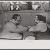 Poster advertising sideshow at the Rutland Fair, Rutland, Vermont.
