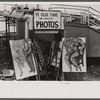 Props used by tintype photographer at the Champlain Valley Exposition, Essex Junction, Vermont.