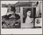 Tunbridge, Vermont. One of the ballad singers at an exhibit of early American education at the "World's Fair".