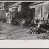 In one of the slum "villages" in the northeast corner of the island. St. Croix, Virgin Islands.