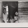 Family living in a slum area in Yauco, Puerto Rico.