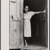 Woman living in the slum area in Yauco, Puerto Rico.