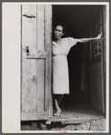 Woman living in the slum area in Yauco, Puerto Rico.
