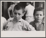 Children who were begging for pennies in the market in Rio Piedras, Puerto Rico.