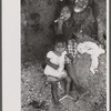 Farm laborer's children eating sugar cane in the hills near Yauco, Puerto Rico.