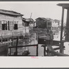 Houses in the slum area known as "El Fangitto" (The Mud) in San Juan, Puerto Rico.