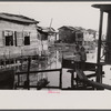 Houses in the slum area known as "El Fangitto" (The Mud) in San Juan, Puerto Rico.