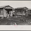 Houses in the slum area known as "El Fangitto" (The Mud) in San Juan, Puerto Rico.