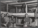 Sleeping quarters provided for pickers working at the Woodman Potato Company eleven miles north of Caribou, Maine.