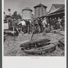 Auction sale on the farm of Mr. Anthony Yacek. Derby, Connecticut.