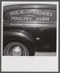 Mr. Paul Klappersack, Jewish poultry farmer, was able to buy his poultry truck with the aid of FSA (Farm Security Administration). Wallingford, Connecticut.