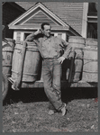 Mr. Lawrence J. Brown, potato farmer, FSA (Farm Security Administration) client of Eagle Lake, Maine. He has one hired helper and two small boys to work with him in the seed foundation unit.