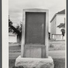 Monument in New Sweden, Maine.