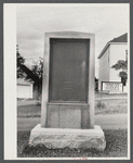 Monument in New Sweden, Maine.