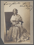 Autographed portrait photograph of Anna Eva Fay