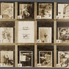 Key sheet of images of Harry Houdini