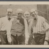 Frank Ducrot, Frederick Eugene Powell, Harry Houdini, and T. Nelson Downs in Houdini's backyard