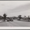 Traffic on New York Avenue, U.S. No. 1, leading into Washington, D.C..