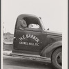 Truckers sleep when and where they may. Capital truck drivers service station, New York Avenue, along U.S. No. 1, Washington, D.C..