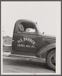 Truckers sleep when and where they may. Capital truck drivers service station, New York Avenue, along U.S. No. 1, Washington, D.C..