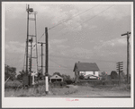 Railroad crossing at Muirkirk, Maryland, along U.S. Highway No. .